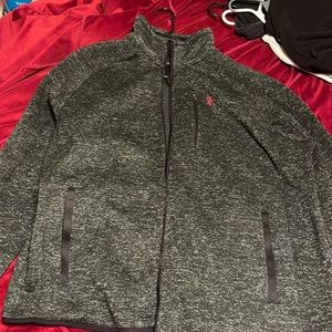 polo zip up jacket